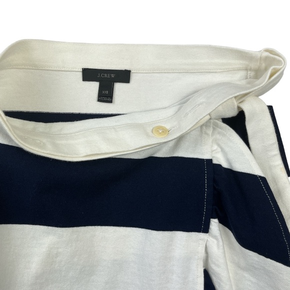 J. Crew Women's Navy/White Striped Cropped Tank Top XS/Rugby Knit Wrap Skirt XXS - Picture 11 of 15